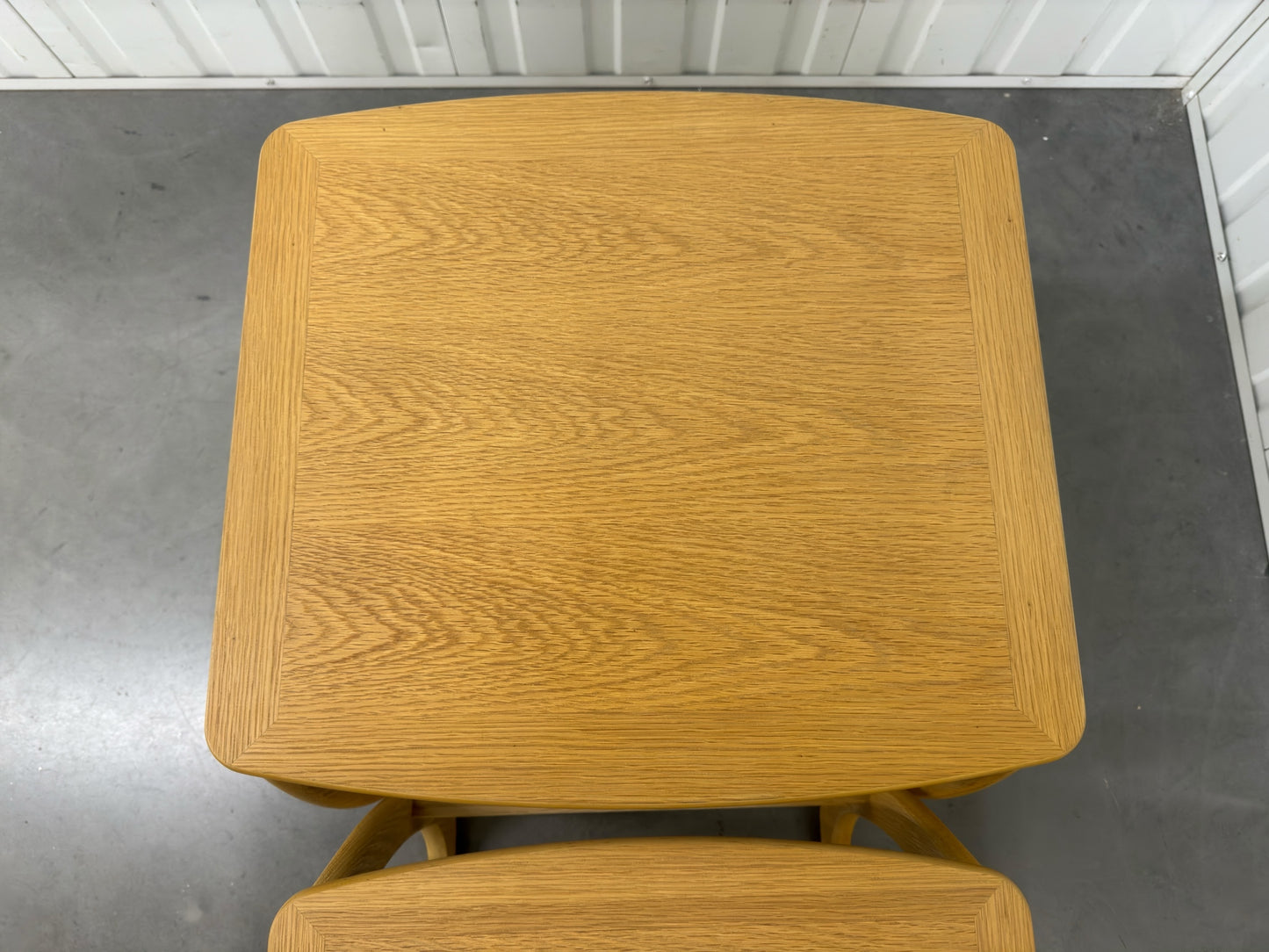 Nathan Oak Burlington Nest Of 3 Tables RRP £649