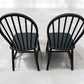 Cotswold Company Nordic Oak Curved Back Charcoal Dining Chairs RRP £150 Each