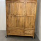 Oak Furnitureland Solid Mango Wood Triple Wardrobe Lyla Range RRP £1449