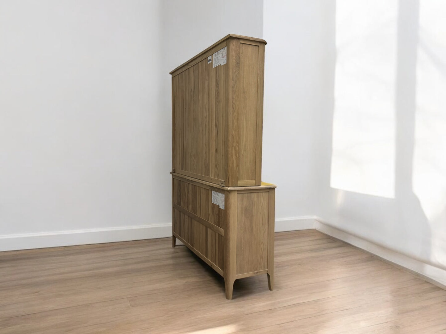 Oak Furnitureland Light Natural Solid Oak Large Dresser Newton Range RRP £1499