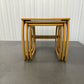 Nathan Oak Burlington Nest Of 3 Tables RRP £649