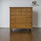 Solid Oak & Quality Oak Veneer 7-Drawer Chest, Elkstone Mellow Oak Range, RRP £999
