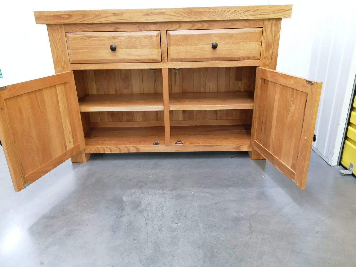 Oak Furnitureland Rustic Solid Oak Sideboard Hercules Range RRP £599