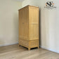 Whitewashed Finish Solid Oak & Quality Oak Veneer Double Wardrobe, Inglesham Range, RRP £999