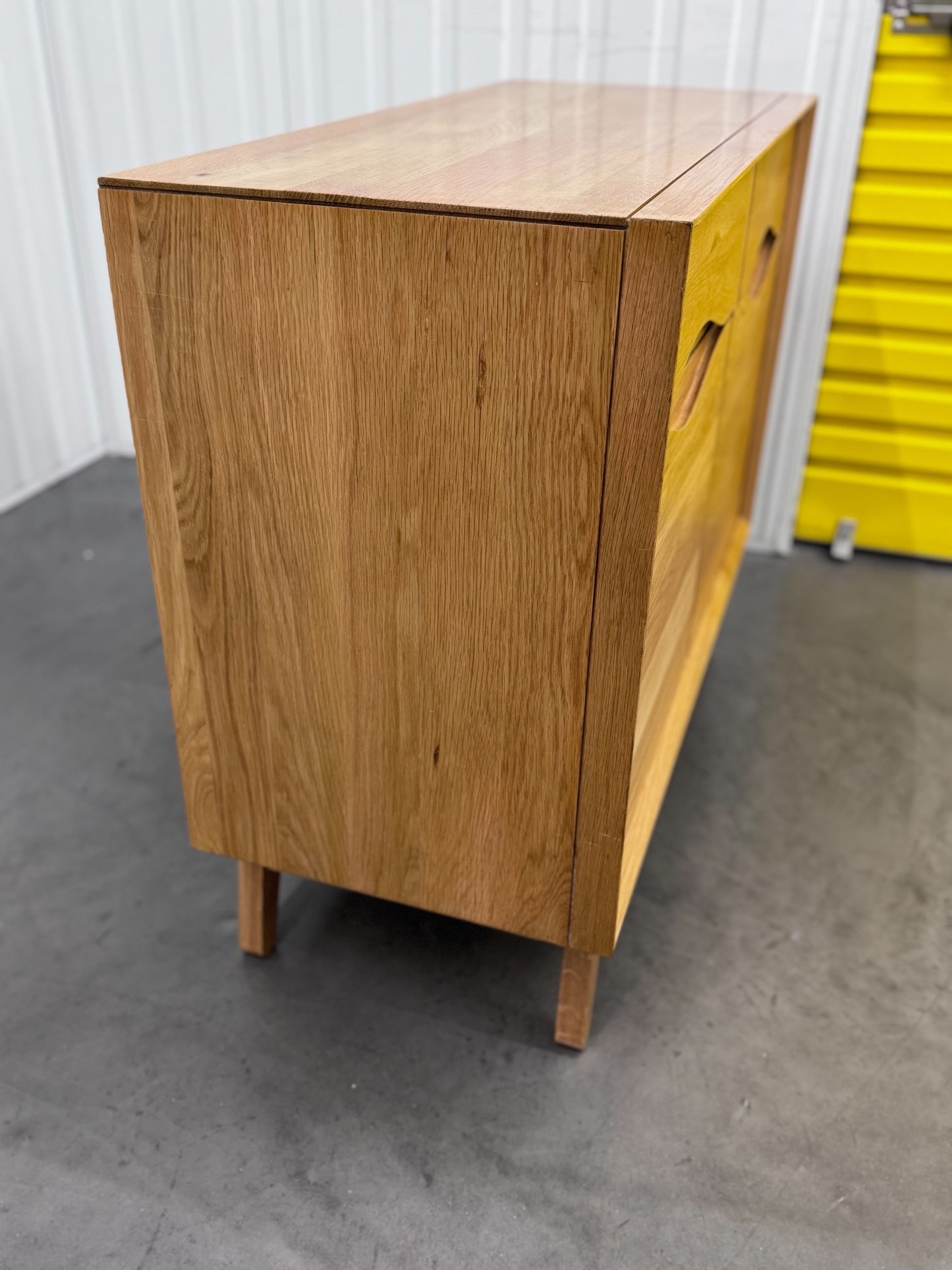 Oak Furnitureland Natural Solid Oak Sideboard Ellipse Range RRP £549