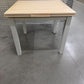 Cotswold Company White Wax Finished Oak Top & Grey Painted 2-4 Extending Dining Table RRP £399