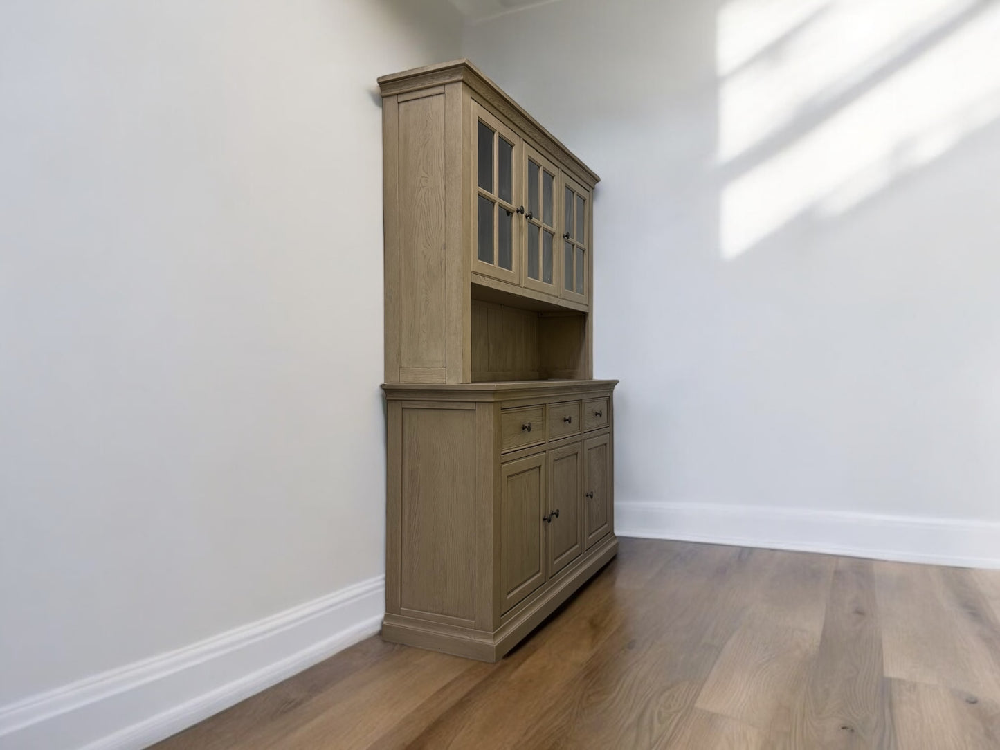 Weathered Oak Large Dresser Burleigh Range From Oak Furnitureland RRP £1399.99