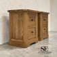 Natural Solid Oak 2 Drawer Bedside Tables Brennan Range From Oak Furnitureland RRP £658