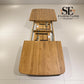 Natural Solid Oak Extending Dining Table, 6 to 10 Seater Bentley Range From Oak Furnitureland RRP £1079