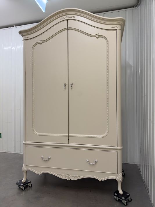 John Lewis Shabby Chic Double Wardrobe, Rose Mint Range RRP £1349