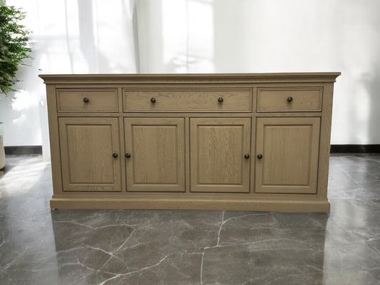 SOLID WEATHERED OAK EXTRA LARGE SIDEBOARD BURLEIGH RANGE RRP £899