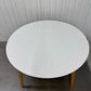 Solid Hardwood White Painted Dining Table RRP £479 (No Veneer, MDF Or Chipboard)