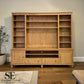 Solid Oak Tops, Frames & Oak Veneer TV & Media Storage Unit, Elkstone Mellow Oak Range £1999
