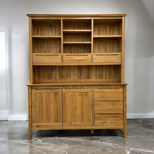 Natural Solid Oak Large Dresser Copenhagen Range From Oak Furnitureland RRP £1349