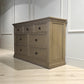 Weathered Oak 7 Drawer Chest, Burleigh Range From Oak Furnitureland RRP £759