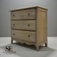 Solid Oak Frame 3 Drawer Chest, Camille Limewash Range RRP £799
