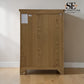 Whitewashed Finish Solid Oak & Oak Veneer Large Shoe Cupboard, Inglesham Range RRP £650
