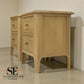 Light Natural Solid Oak 2 Drawer Bedside Tables Newton Range From Oak Furnitureland RRP £498