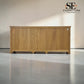 Whitewashed Finish Solid Oak & Oak Veneer Grand Sideboard, Inglesham Range RRP £1199