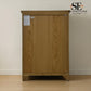 Whitewashed Finish Solid Oak & Oak Veneer Large Shoe Cupboard, Inglesham Range RRP £650