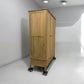 OAK FURNITURELAND LIGHT NATURAL SOLID OAK TRIPLE WARDROBE NEWTON RANGE RRP £1549