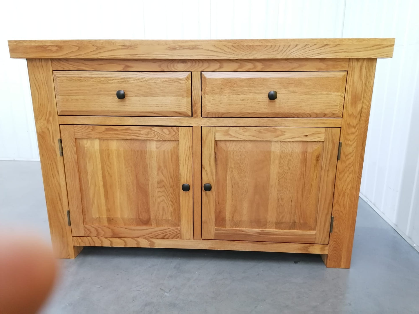 Oak Furnitureland Rustic Solid Oak Sideboard Hercules Range RRP £599