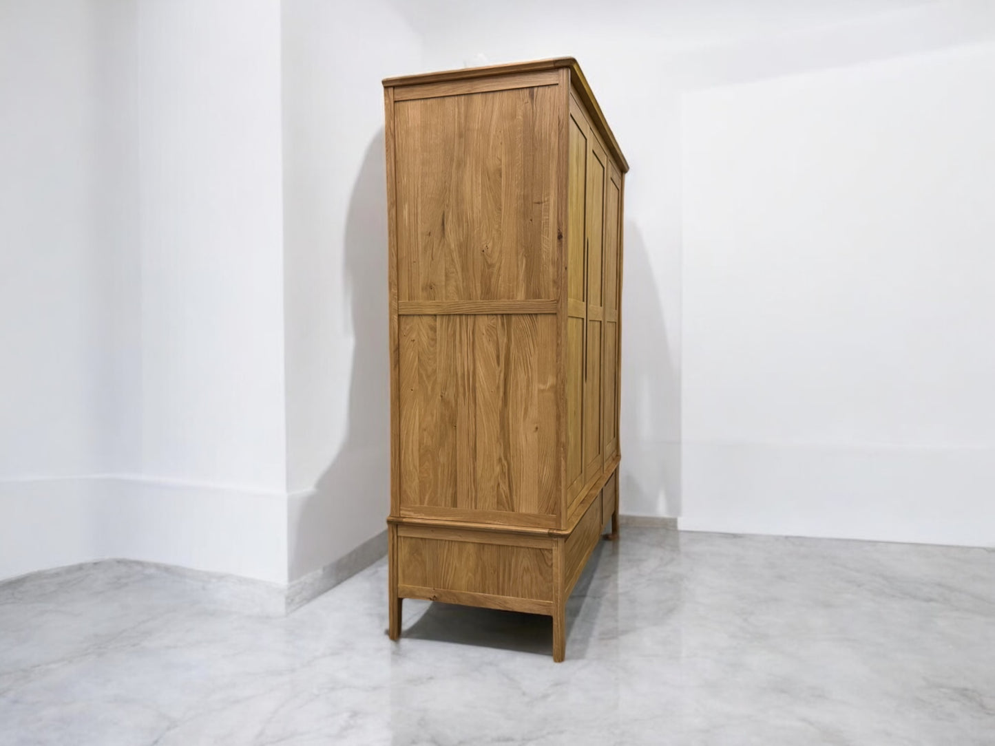 Natural Solid Oak Triple Wardrobe Copenhagen Range From Oak Furnitureland RRP £1499