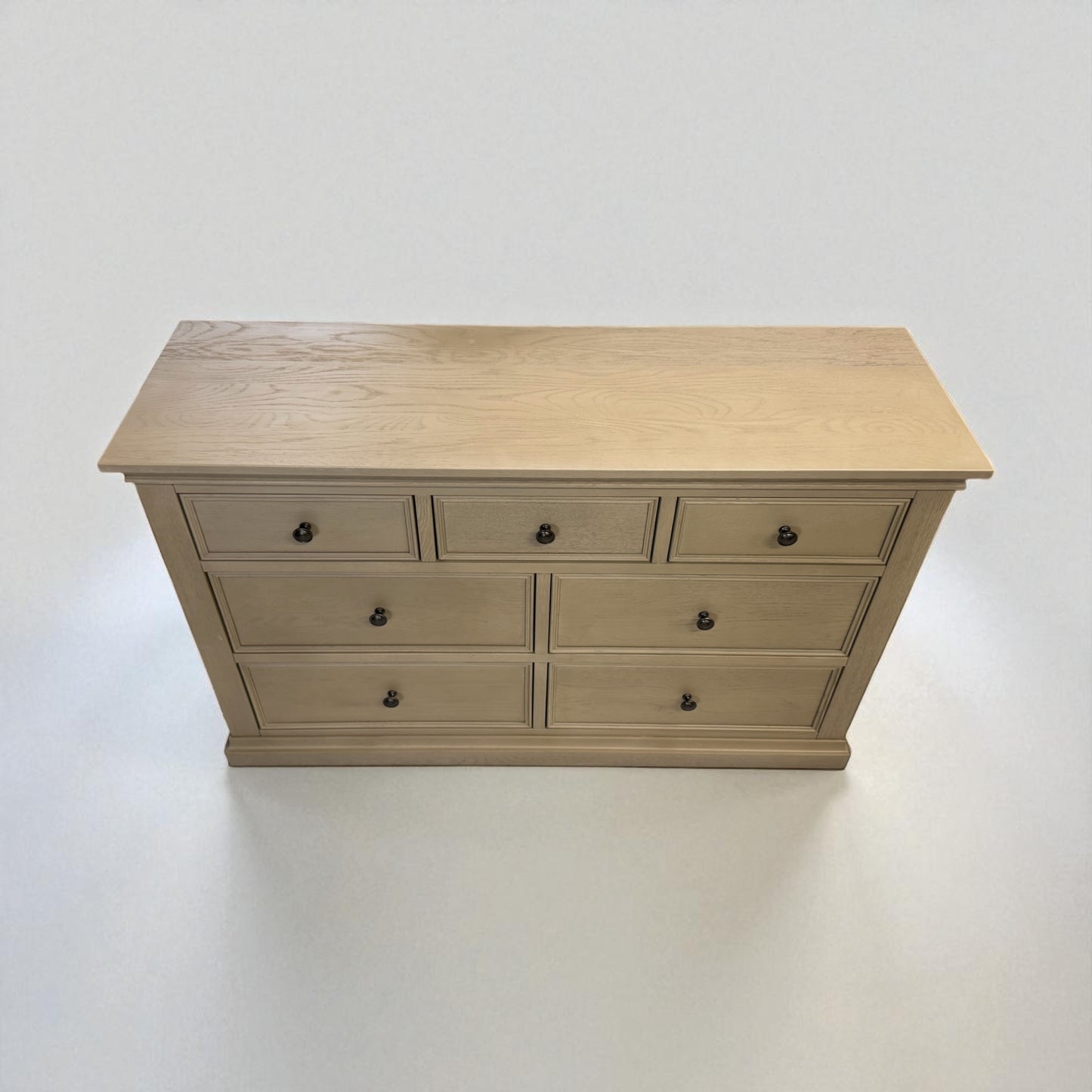 Weathered Oak 7 Drawer Chest, Burleigh Range From Oak Furnitureland RRP £759