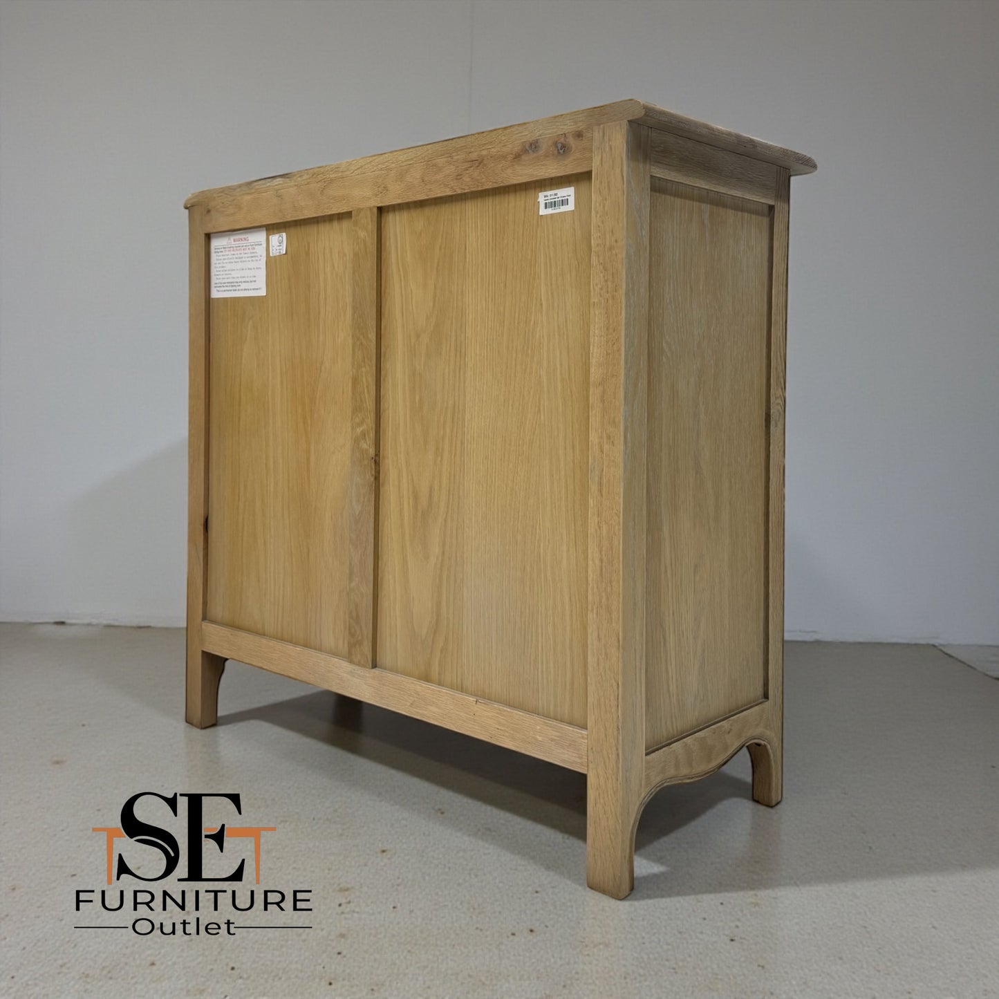 Solid Oak Frame 3 Drawer Chest, Camille Limewash Range RRP £799