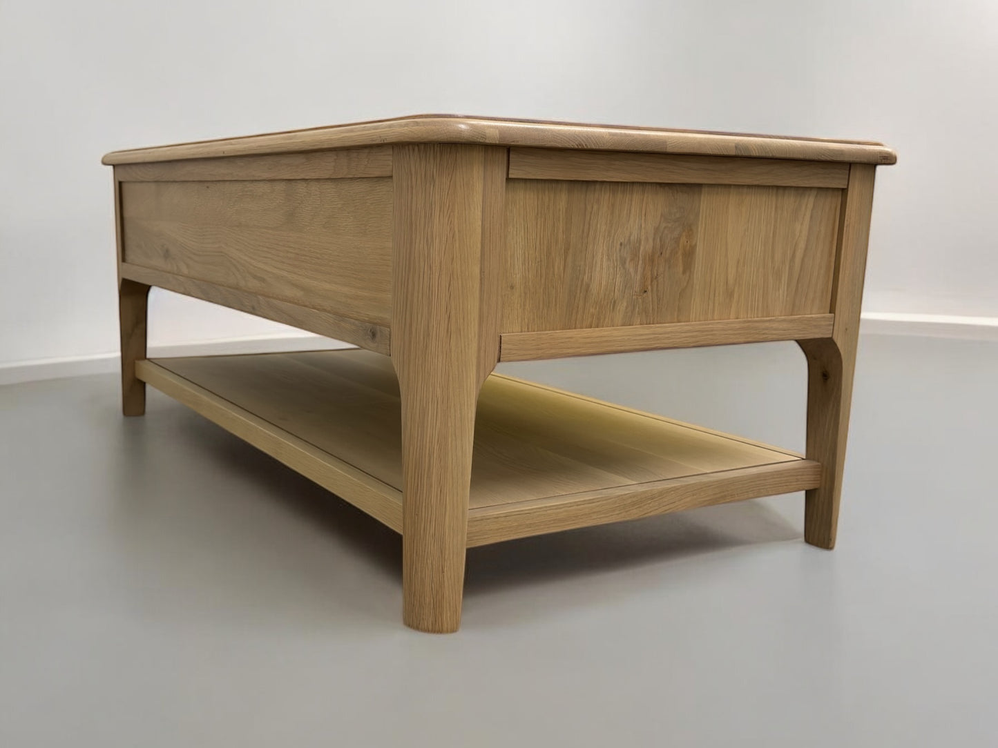 Oak Furnitureland Solid Oak Coffee Table Newton Range RRP £399