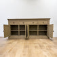 Solid Weathered Oak Extra Large Sideboard Burleigh Range From Oak Furnitureland RRP £899