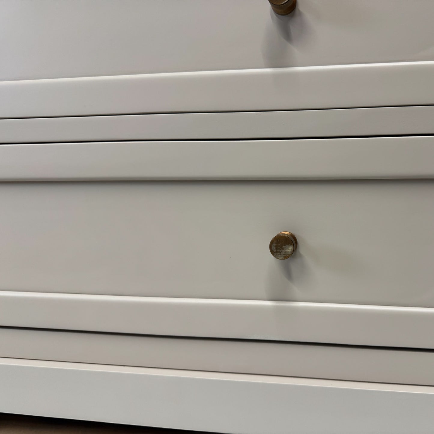 Natural Solid Oak & Painted 5 Drawer Chest of Drawers, Henley Range From Oak Furnitureland RRP £629
