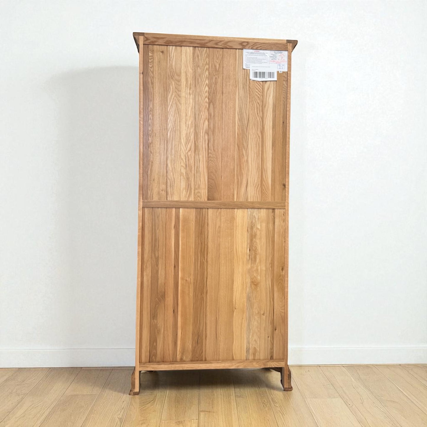 Natural Solid Oak Display Cabinet Canterbury Range From Oak Furnitureland RRP £749