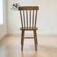 Set of 4 Solid Oak & Oak Veneer Spindleback Chairs, Elkstone Mellow Oak Range RRP £700