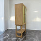 Solid Hardwood Display/Drinks Cabinet with Glass Panel Doors (No Veneer, MDF Or Chipboard Used)