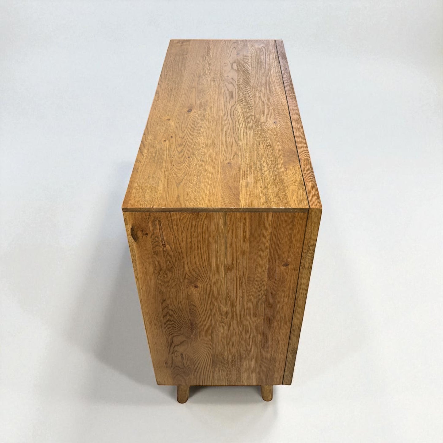 Brushed & Glazed Solid Oak Chest of Drawers Parquet Range From Oak Furnitureland RRP £569