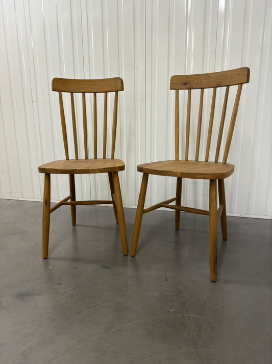 Cotswold Company Melow Oak Spindleback Dining Chairs RRP £150 Each