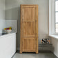 Natural Solid Oak Small Kitchen Larder from Romsey Range by Oak Furnitureland, RRP £1249
