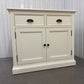 Solid Wood & Warm White Painted Panels 2 Door Sideboard RRP £499