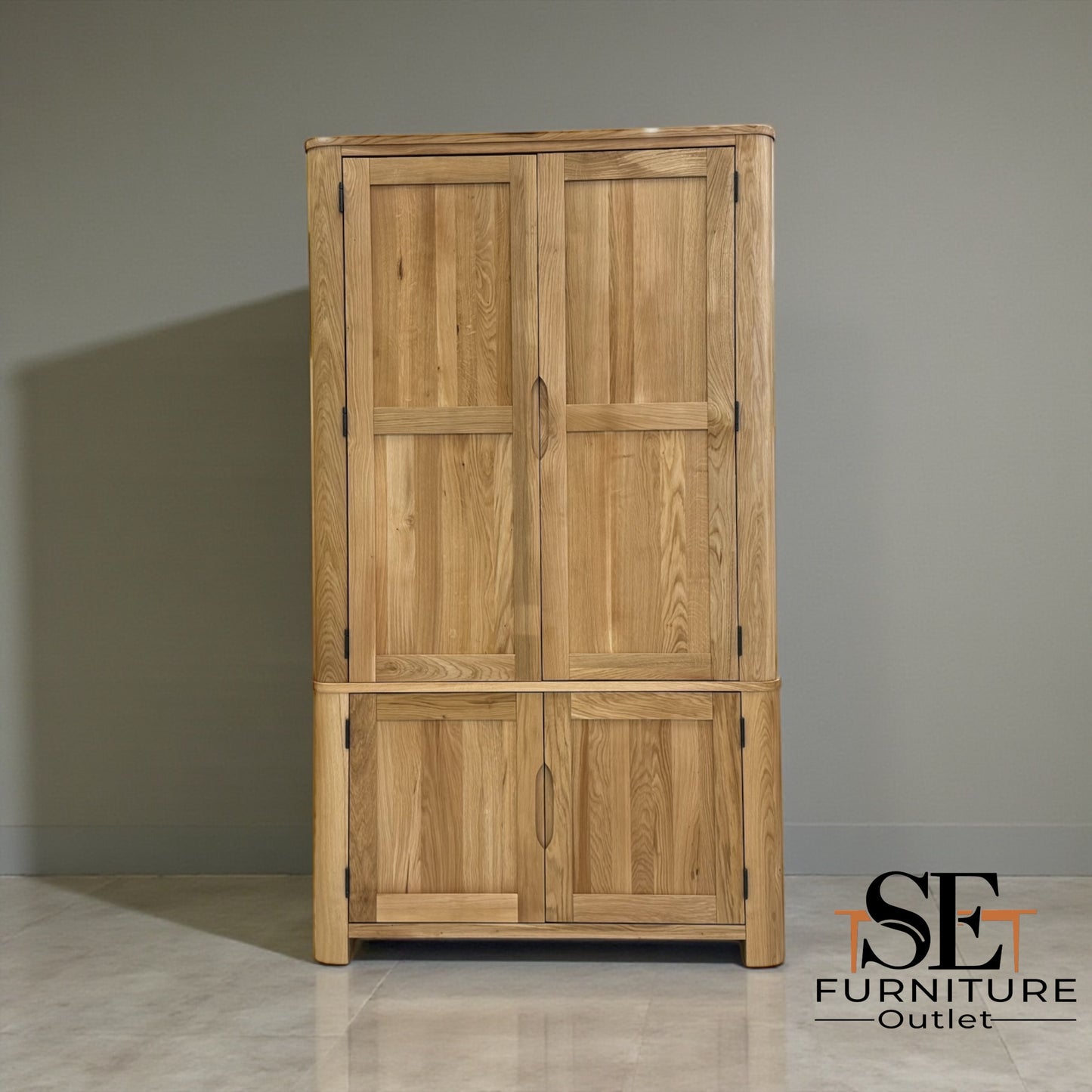 Natural Solid Oak Kitchen Larder Romsey Range From Oak Furnitureland RRP £1399