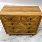 Brushed & Glazed Solid Oak Chest of Drawers Parquet Range