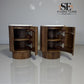 Solid Mango Wood & Marble Top Side Tables RRP £249 (Each)