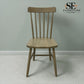 Set of 4 Solid Oak Spindleback Dining Chairs, Elkstone Smoked Oak Range, RRP £796