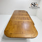 Rustic Solid Oak Extending Dining Table, 10 to 12 Seater Hercules Range From Oak Furnitureland RRP £1099