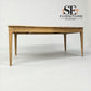 Light Natural Solid Oak Extending Dining Table, 6 to 8 Seater Newton Range From Oak Furnitureland RRP £869