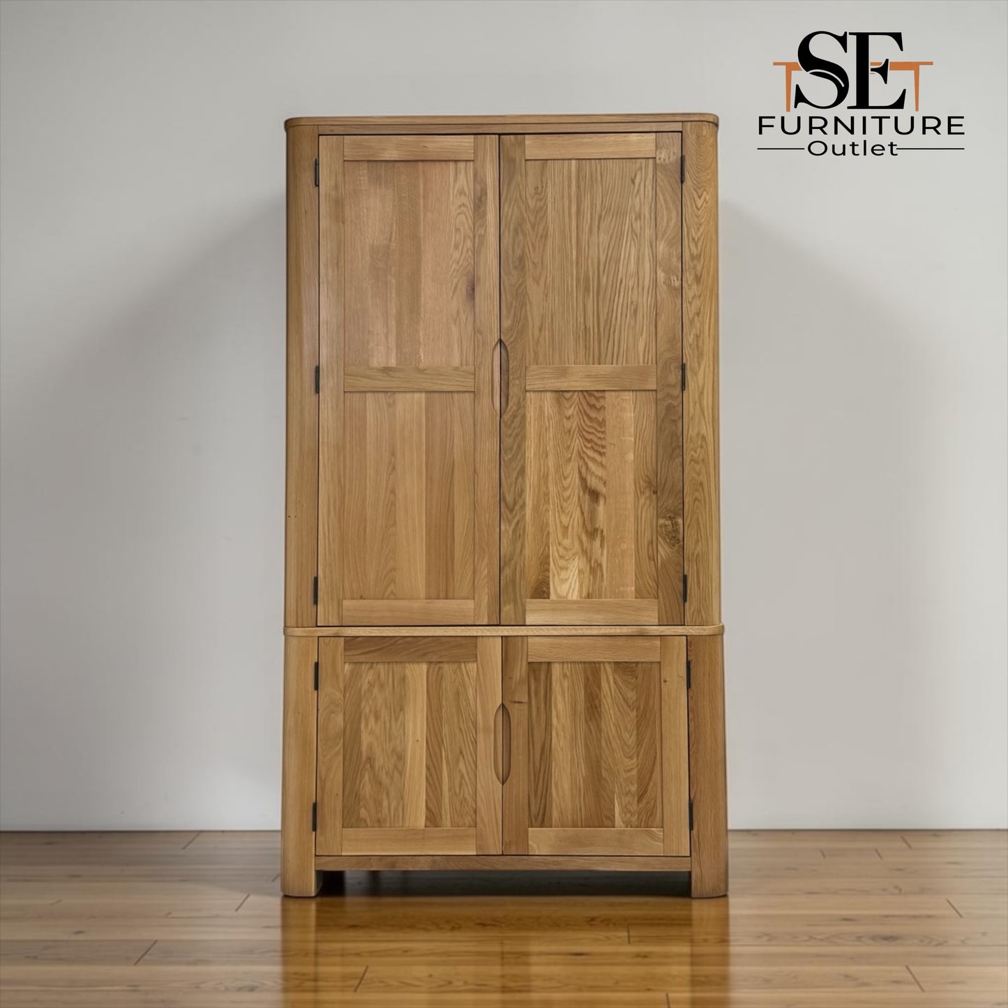Natural Solid Oak Kitchen Larder Romsey Range From Oak Furnitureland RRP £1479