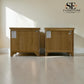 Set of 2 Whitewashed Oak Jumbo Bedside Tables from the Inglesham Range, RRP £700