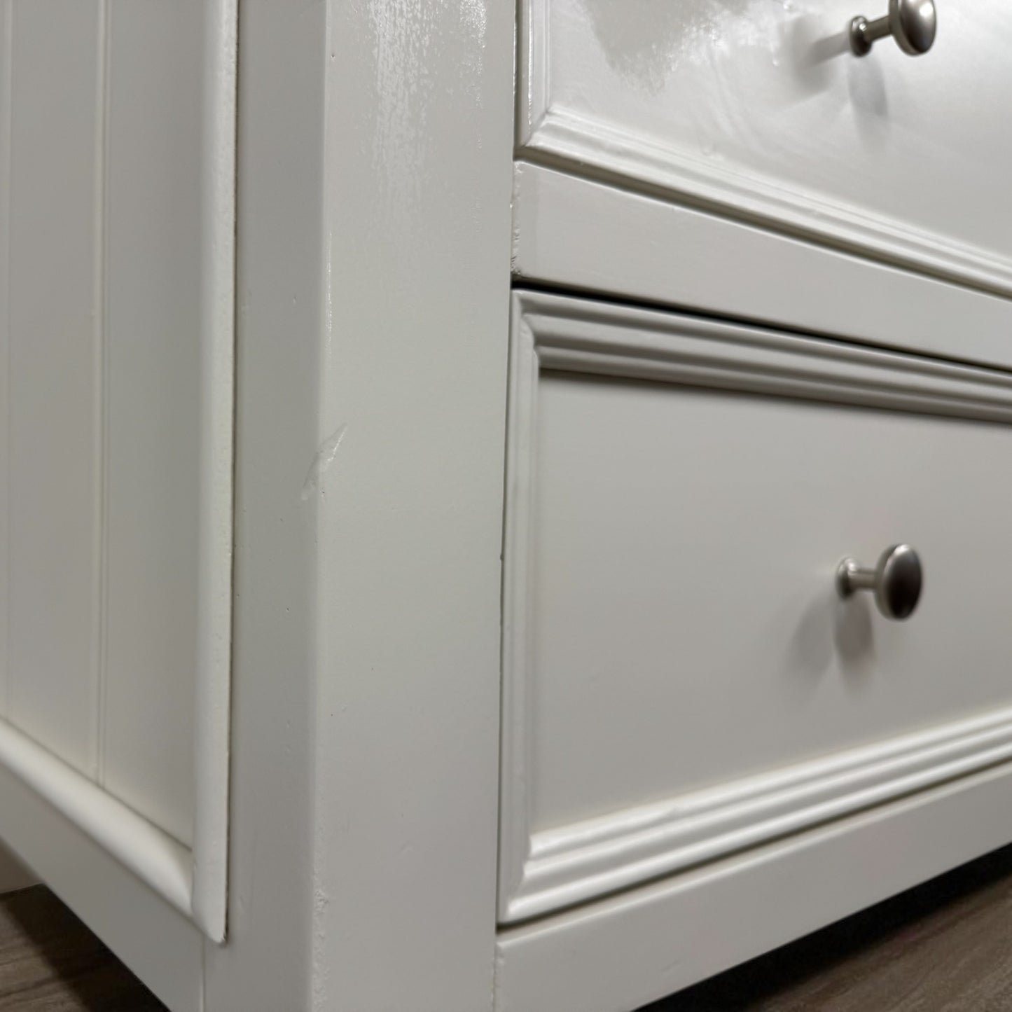 Natural Solid Oak & Painted 5 Drawer Chest, From Oak Furniture Superstore