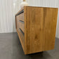 Oak Furnitureland Natural Solid Oak & Metal Legs Extra Large Sideboard Maine Range RRP £749