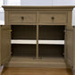 Weathered Solid Oak Small Sideboard Burleigh Range RRP £569